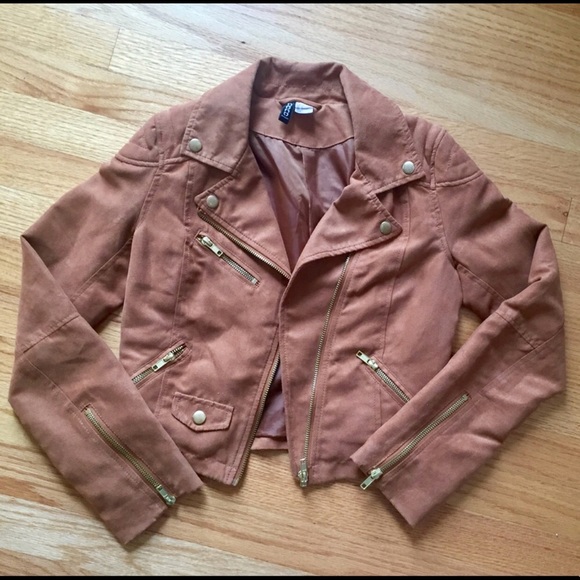 H&M Camel moto jacket - Picture 1 of 5
